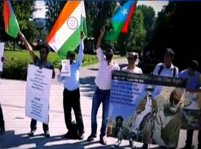 Baloch activists hold rally in Germany, chant anti-Pak protests