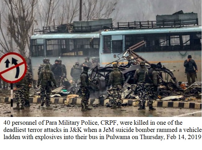 Pulwama attack deadliest  since 1989